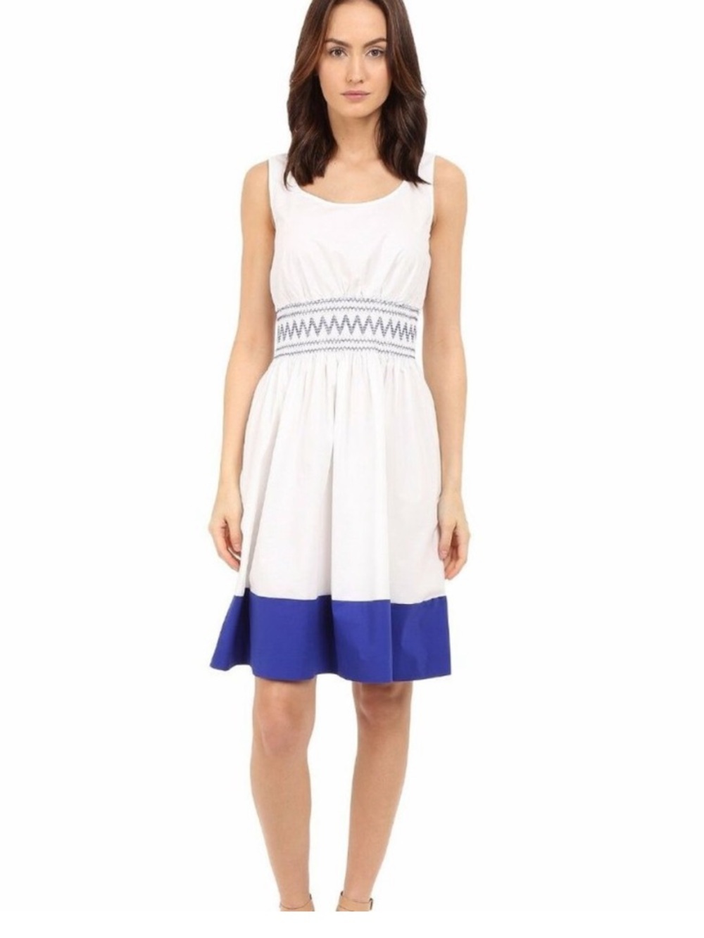 Kate Spade New York Smocked Poplin Dress